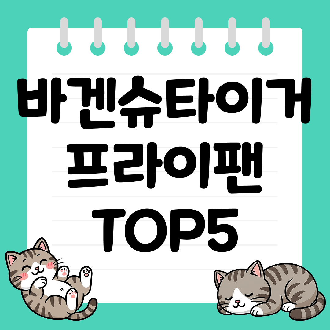 가성비 뛰어난 바겐슈타이거 프라이팬 추천 순위 TOP5