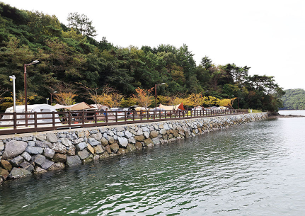통영 달아마을 캠핑장
