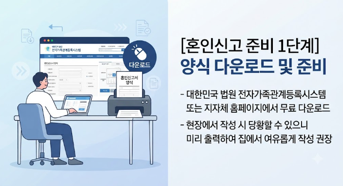 혼인신고서 작성