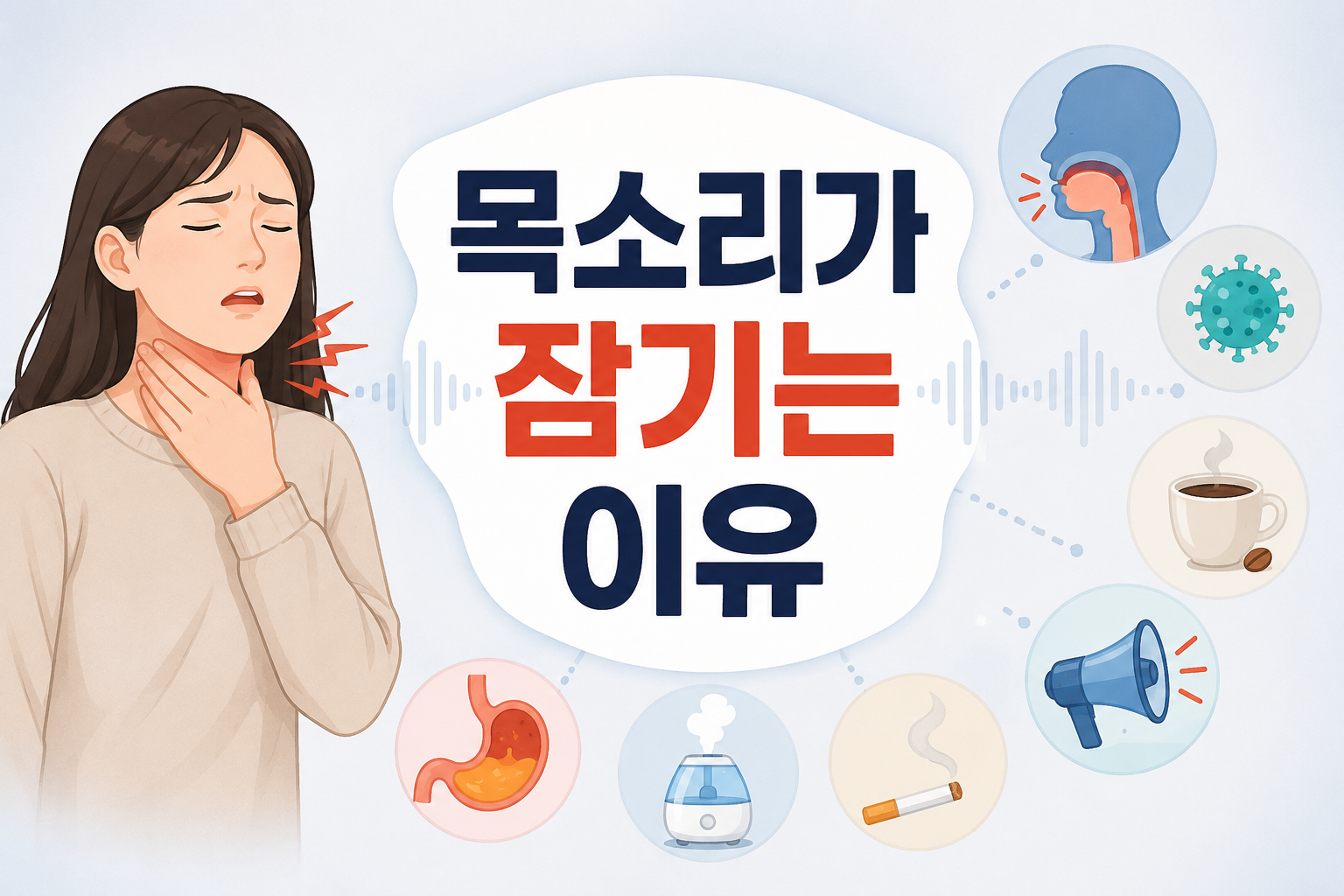 목소리가 잠기는 이유