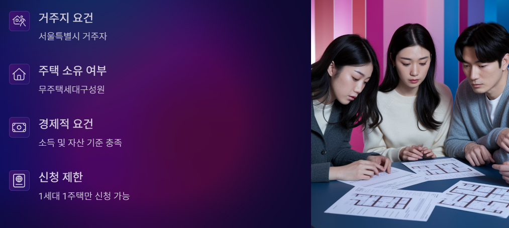 신청 자격 요건