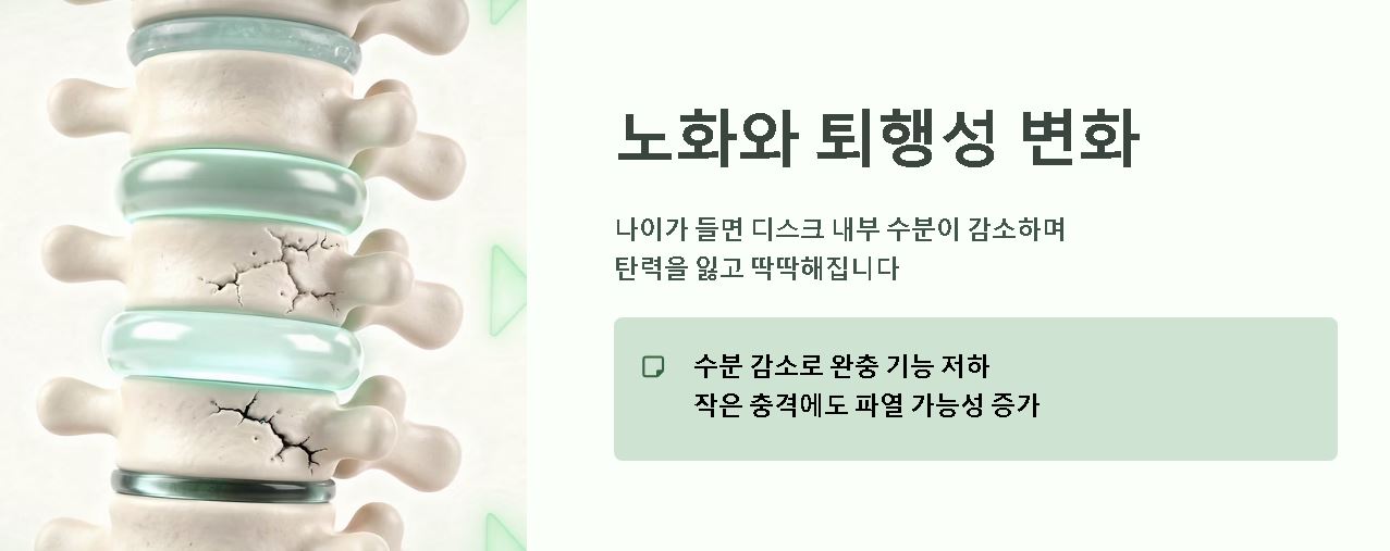 목디스크 증상 원인