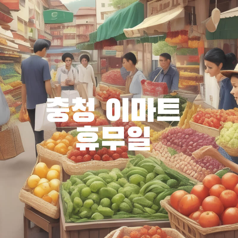 충청 이마트 휴무일