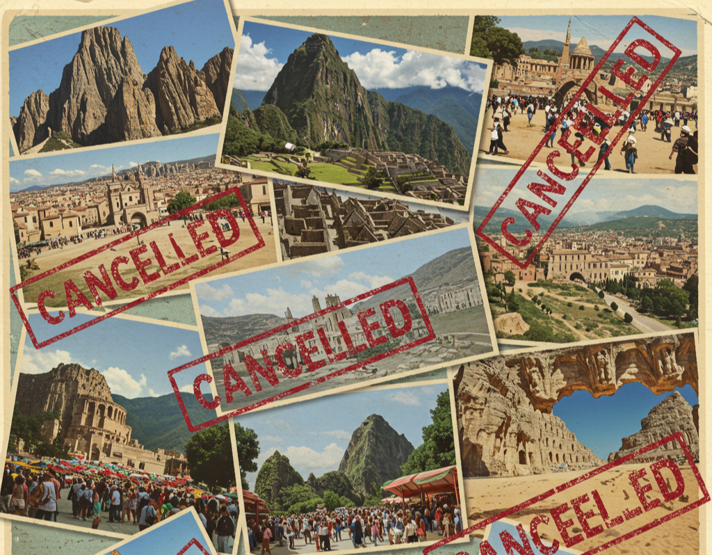 여행 일정 취소