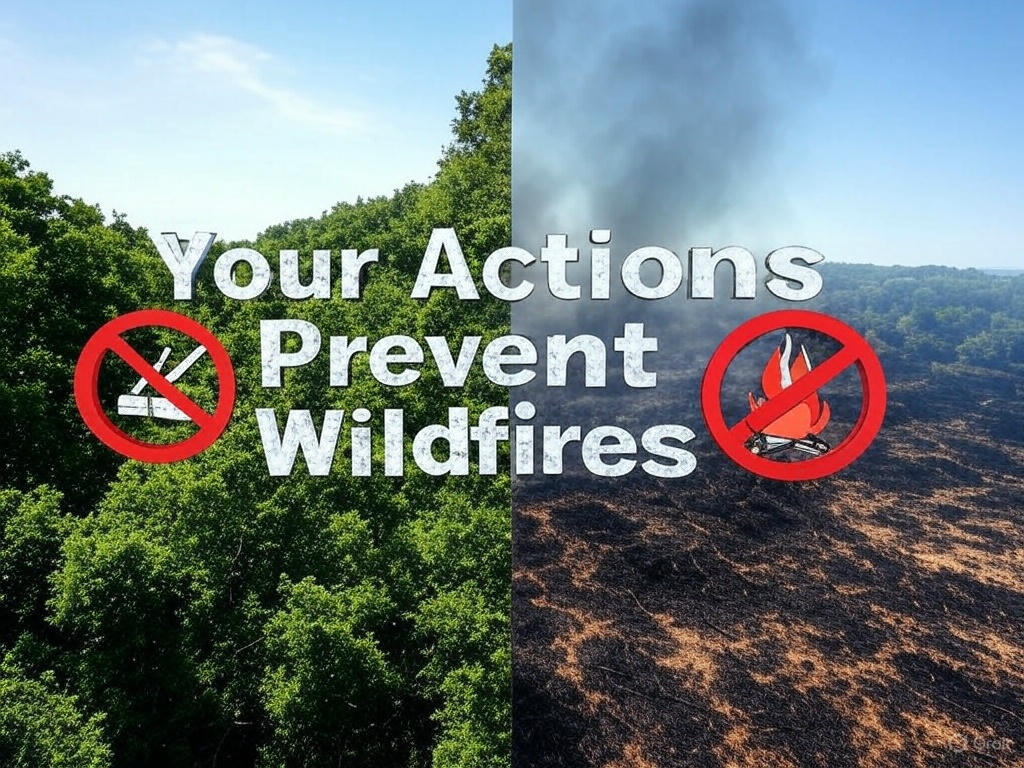 산불 예방 포스터