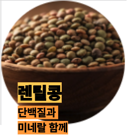 식이섬유 많은렌틸콩