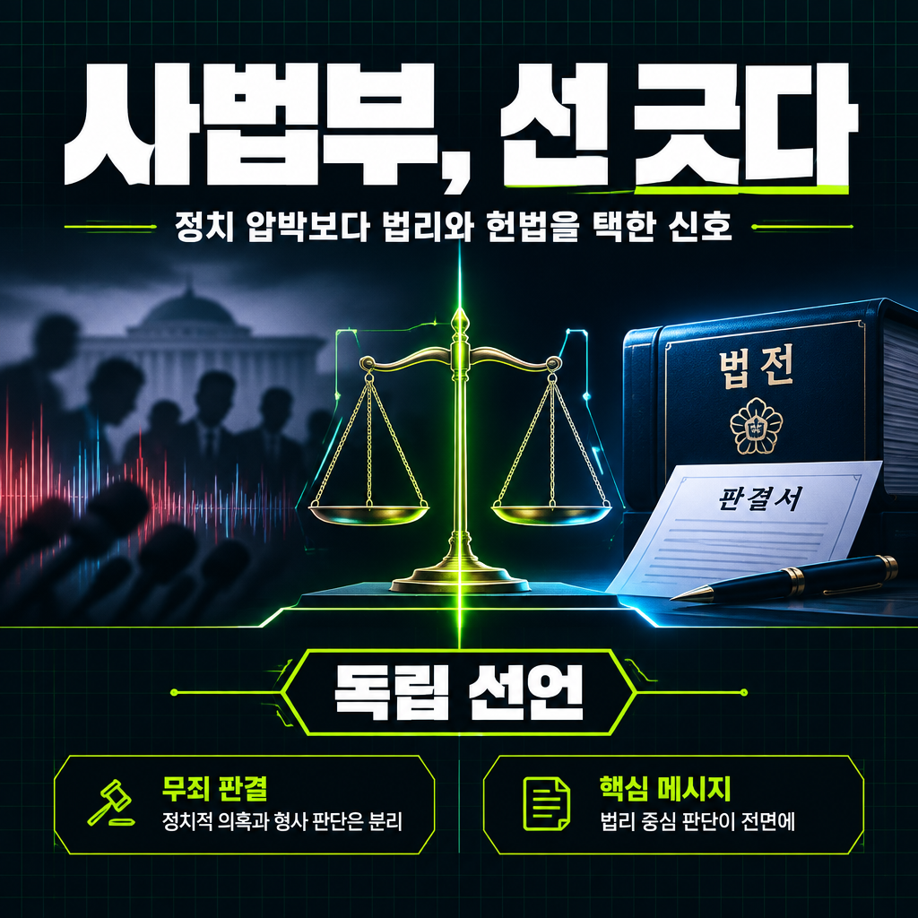 사법부, 선 긋다