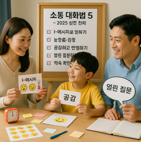 초등 아이와 부모의 소통 대화법 베스트 5 – 2025 실천 전략