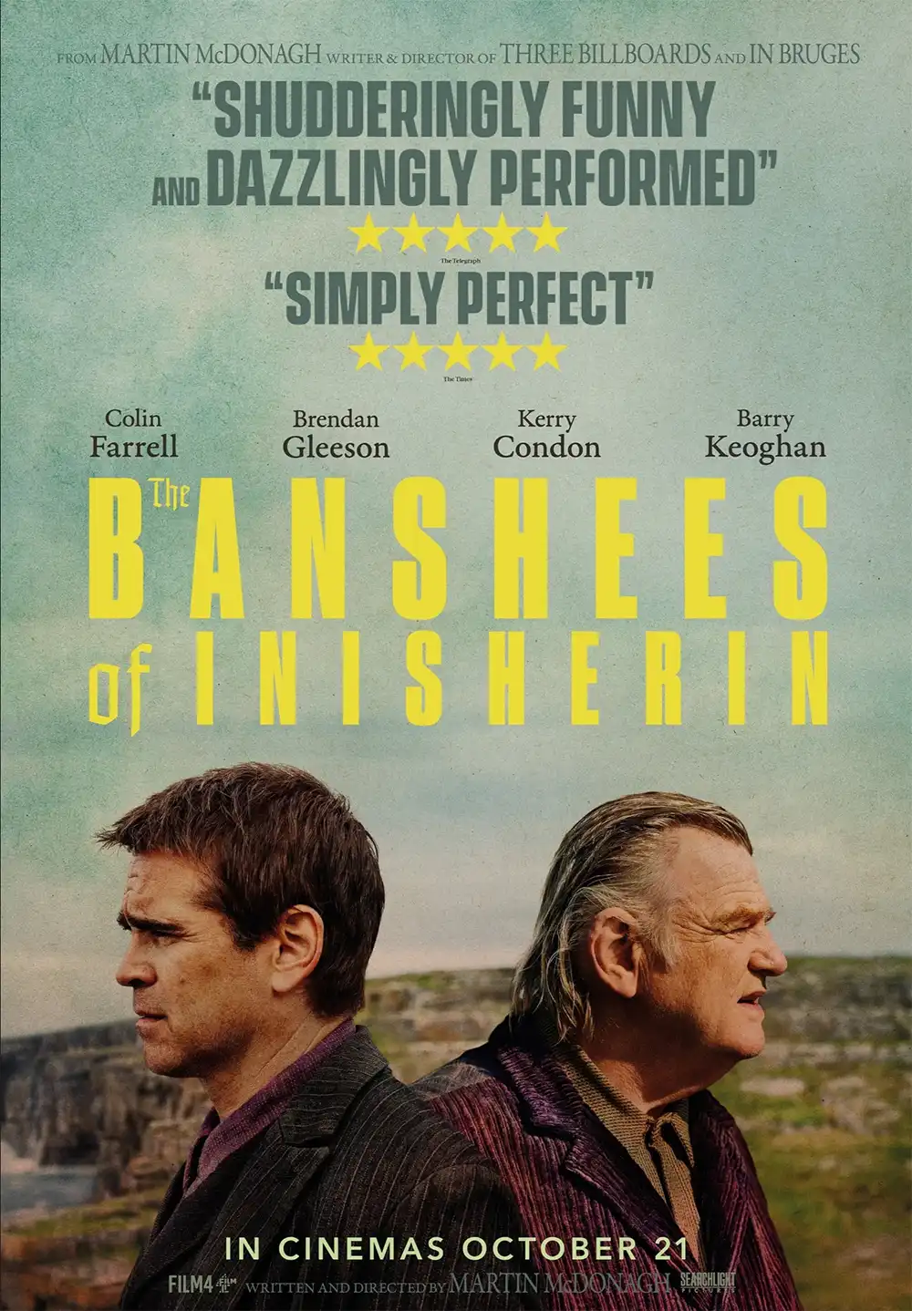 이니셰린의 밴시 (The Banshees of Inisherin, 2022) 영문 영화포스터