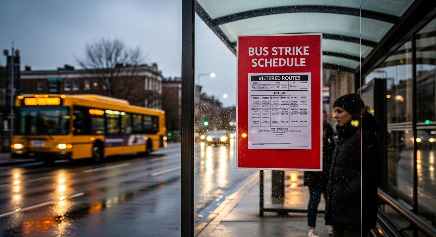 버스 파업 시간표