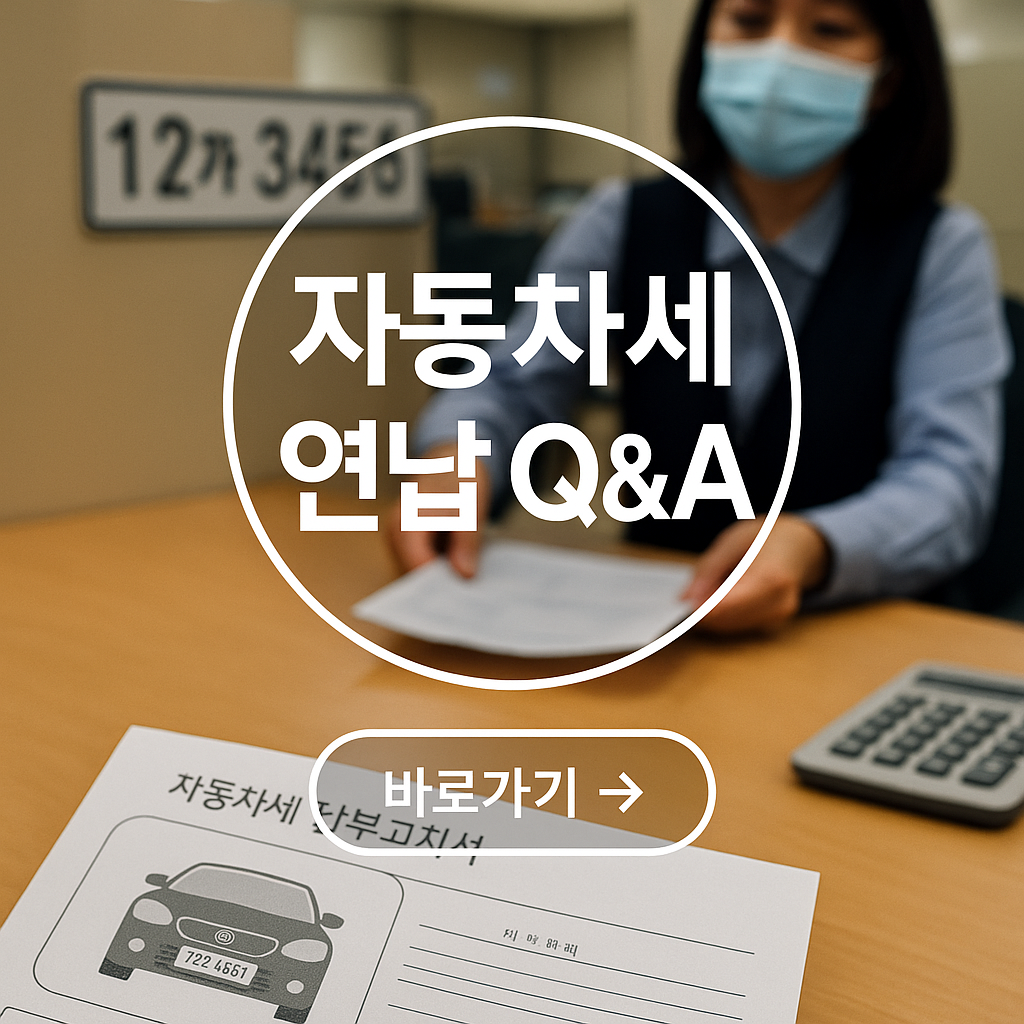 자동차세 연납 총정리