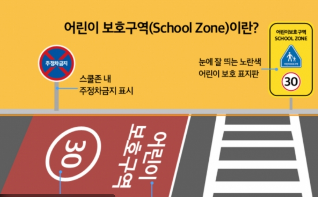 스쿨존 횡단보도