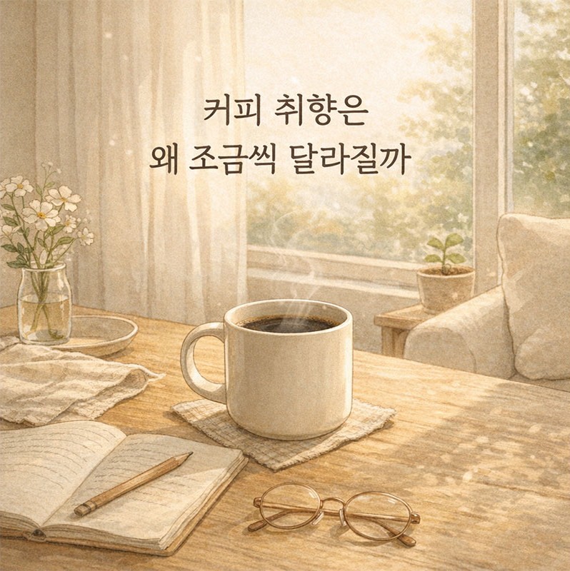 왜 커피 취향은 조금씩 달라질까