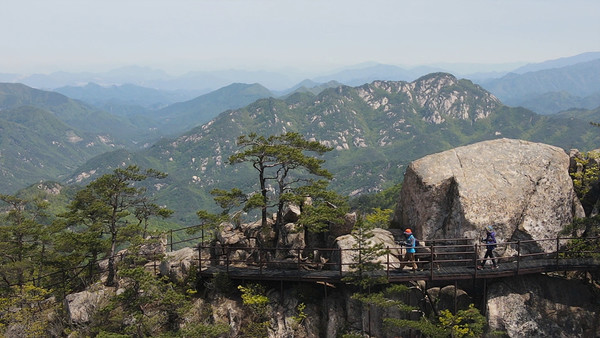 황장산 등산지도