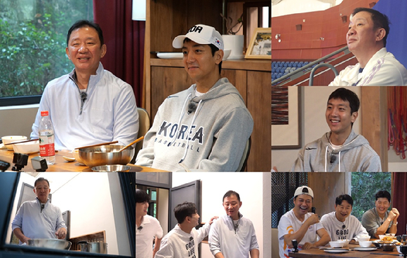 &#39;조선체육회&#39; 허재와 허훈 [사진=TV조선]