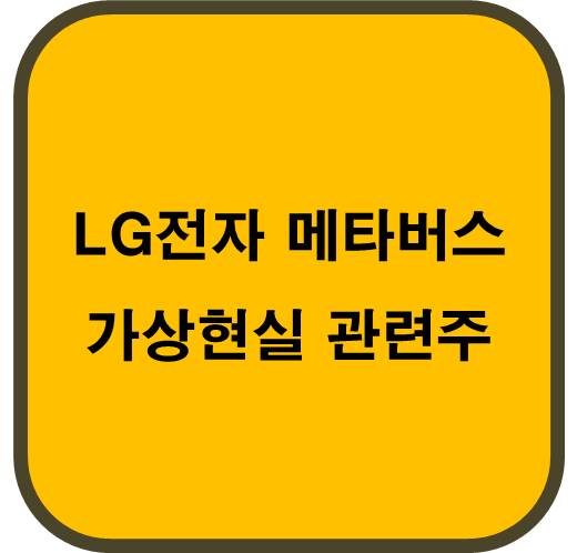 LG전자 메타버스(가상현실) 관련주 5종목