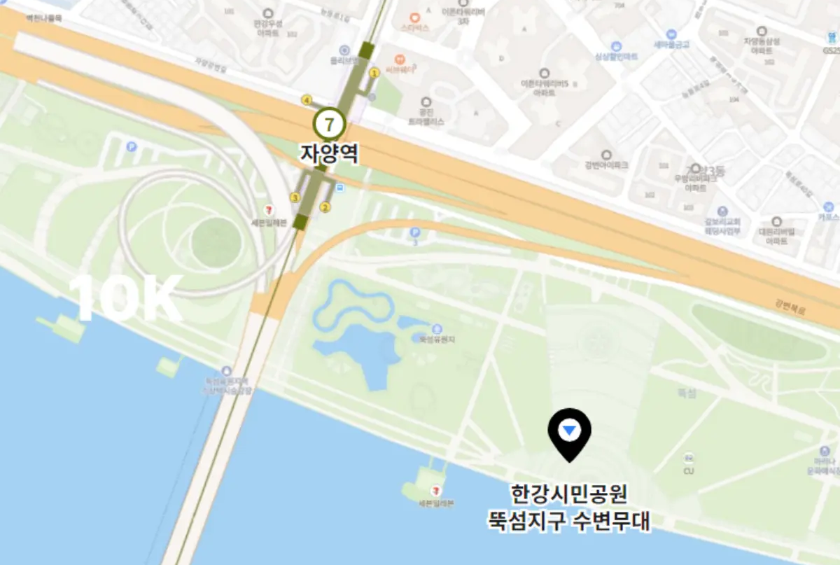 광진구청장배육상대회-행사장위치