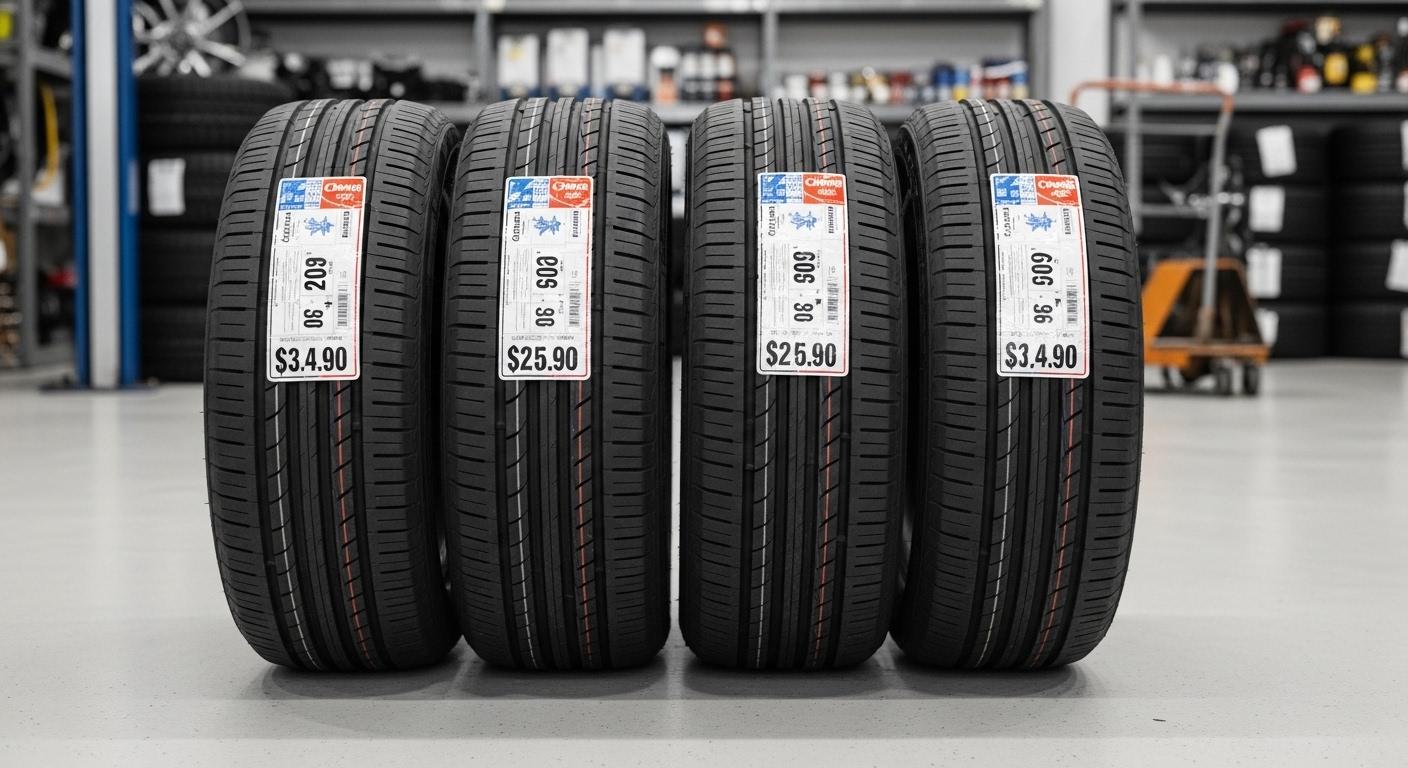 자동차타이어 4개가격