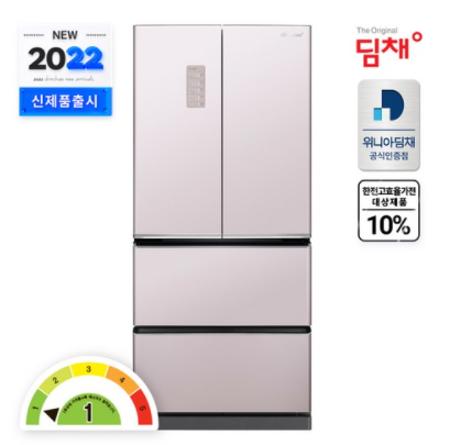 22년형 위니아딤채 스탠드형 김치냉장고 ZDQ57EFRJP 551L 1등급 4룸