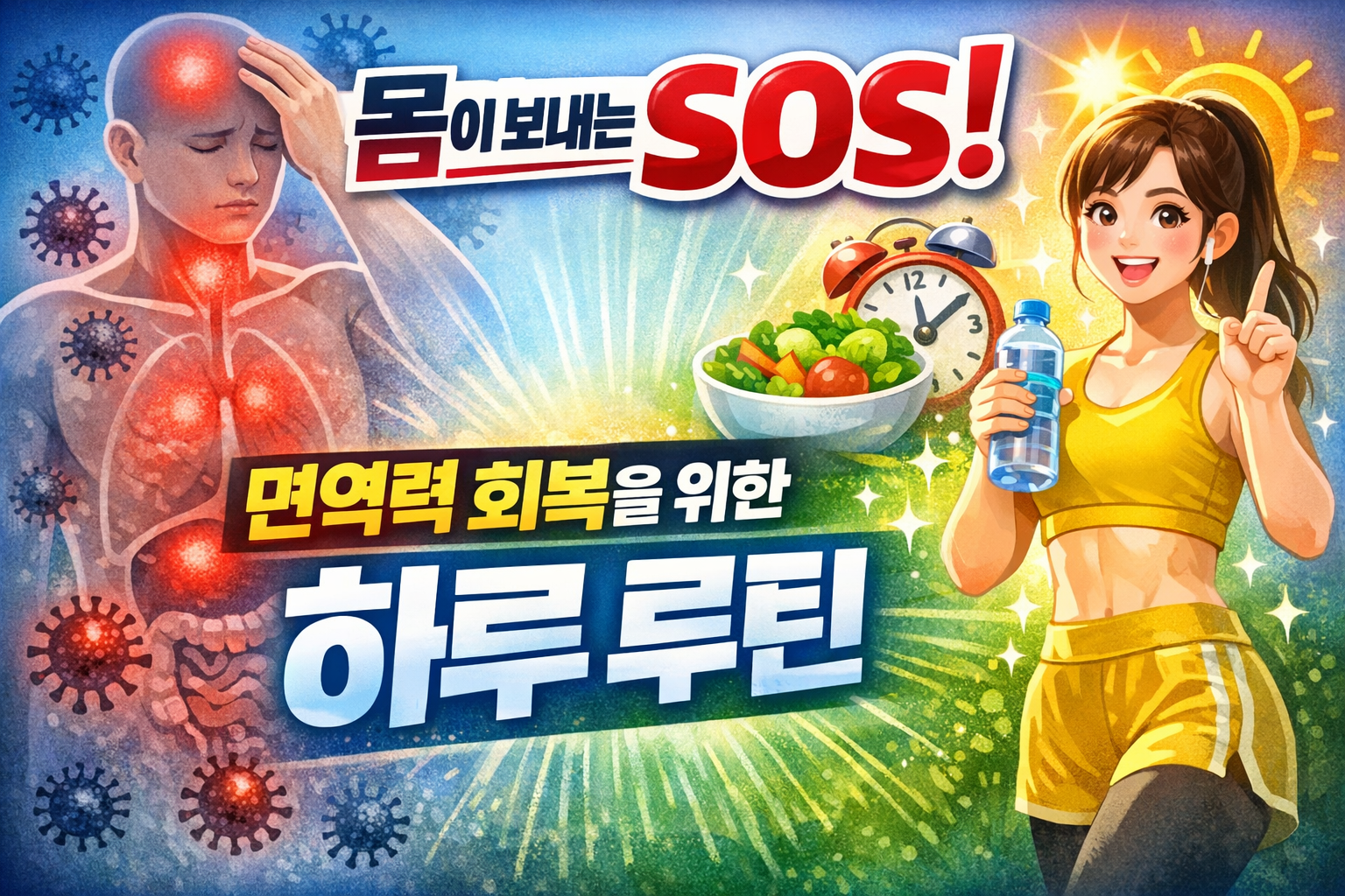 면역력이 떨어진 느낌