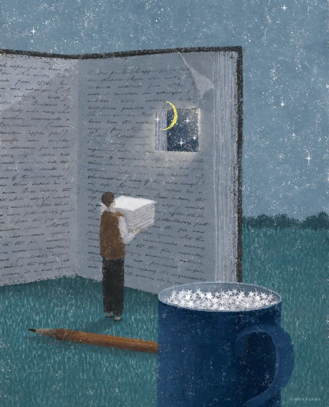 아키라 쿠사카(Akira Kusaka)&#44; 일본&#44; 일러스트레이터&#44; 그래픽 디자이너&#44; 현재