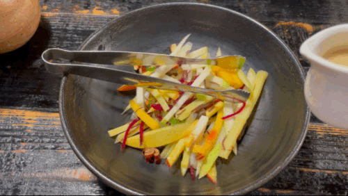 꽃,밥에피다 - 비건 코스 뿌리채소 냉채 소스 영상