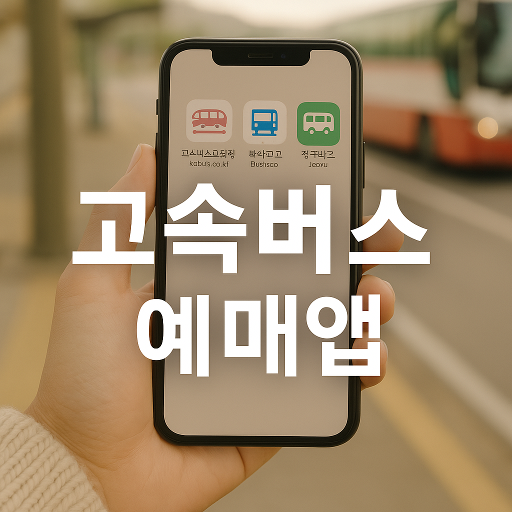 고속버스 예약 앱 비교