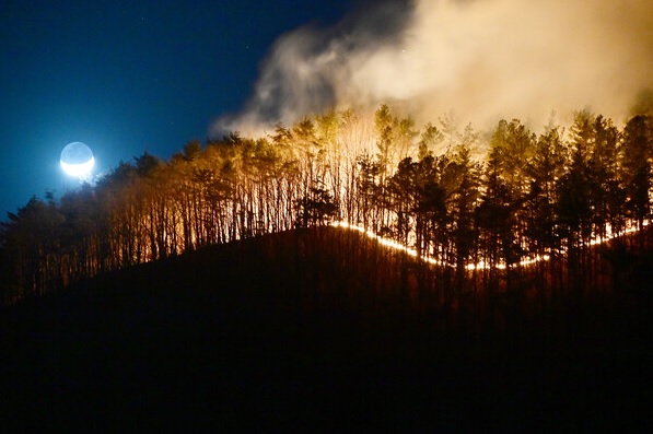 경남 함양 산불 진화율