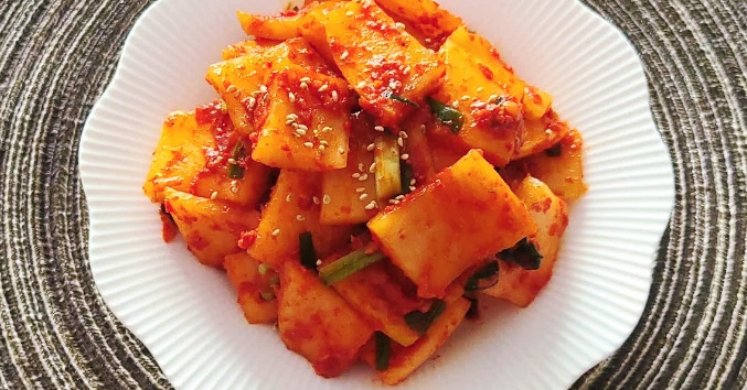 석박지 깍두기 담그는법