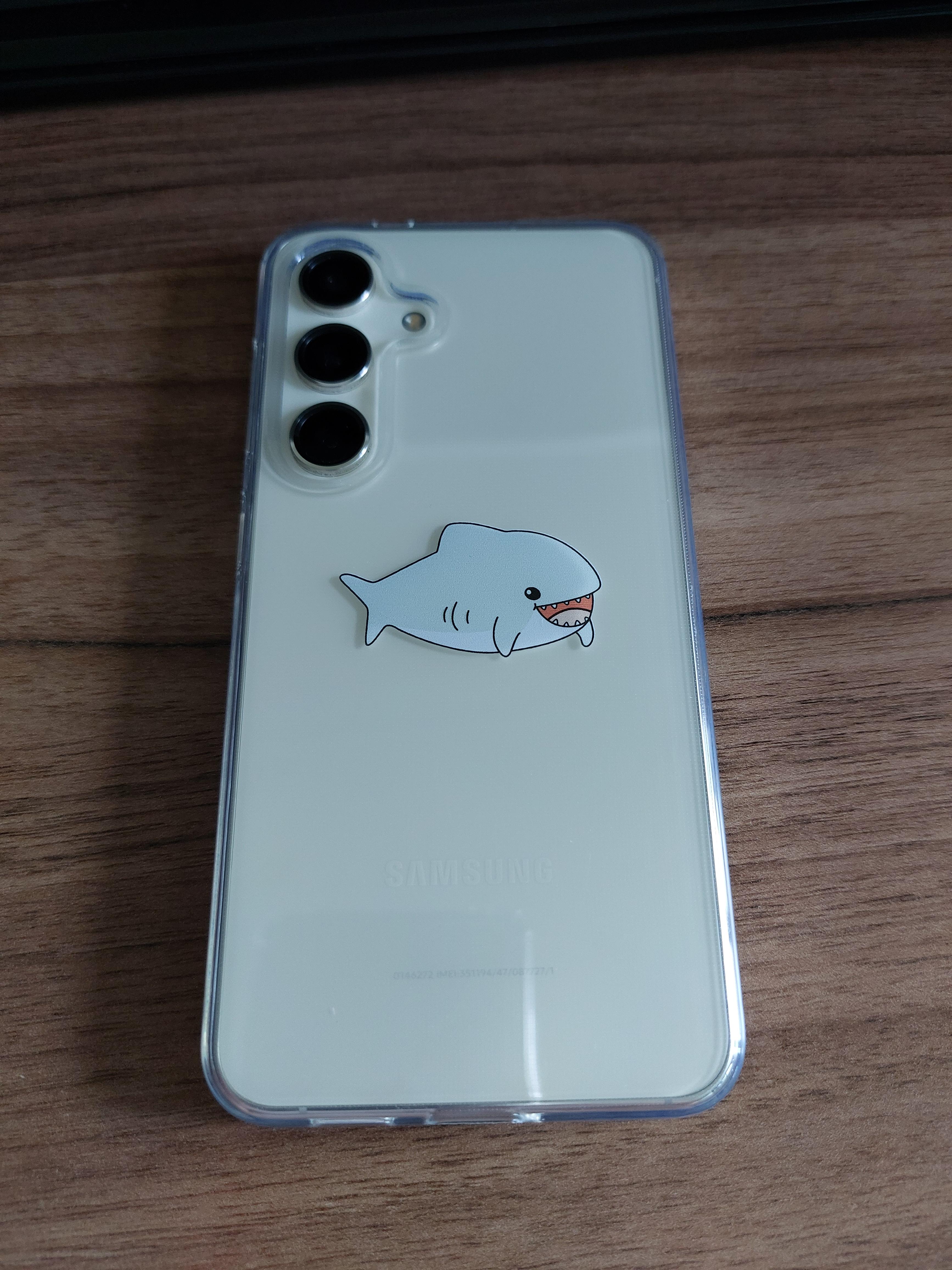 귀여운 갤럭시 S24 상어 젤리케이스