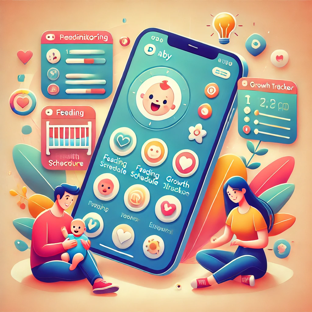 육아 관련 앱 사진