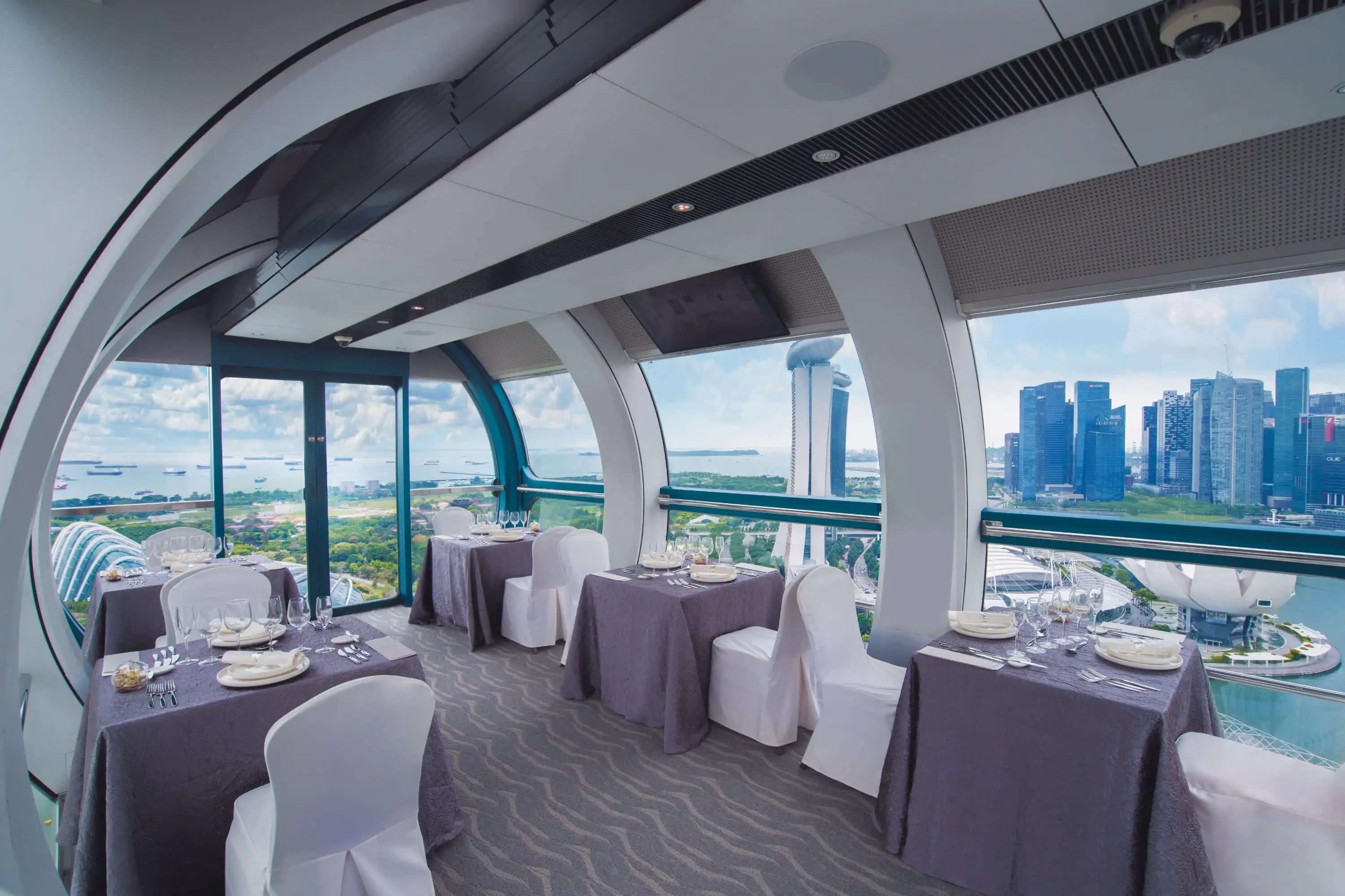 싱가포르플라이어다이닝체험