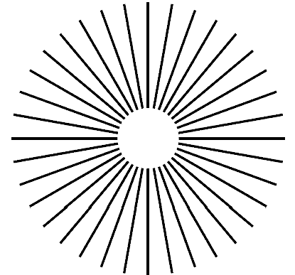 난시테스트 그림