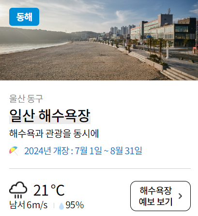 해수욕장 개장