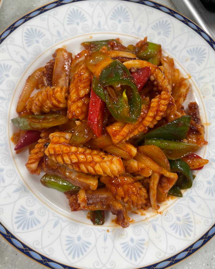 한식조리기능사 실기시험 준비 - 오징어볶음 - 완성 작품