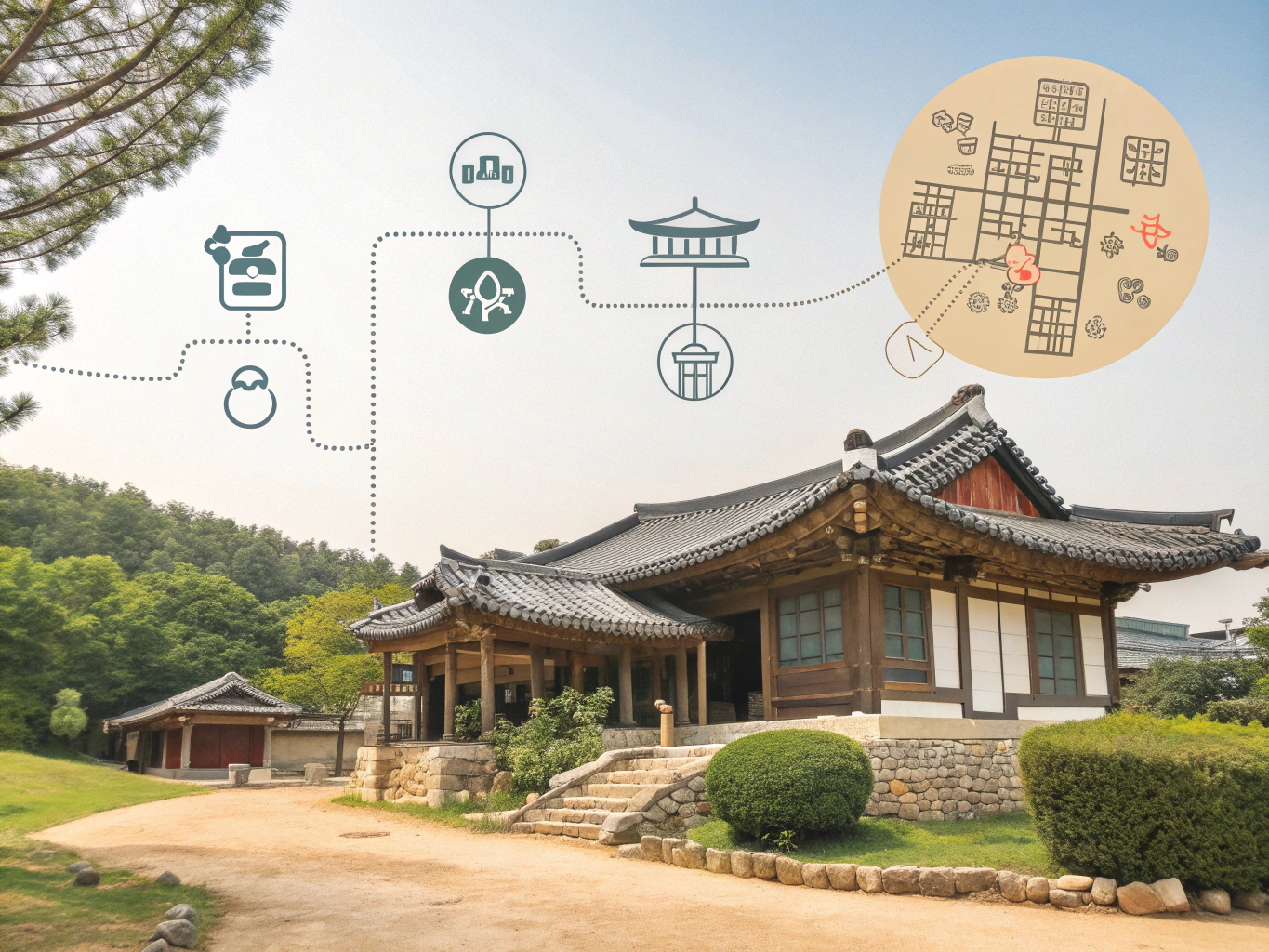 역사적인 자료와 부동산