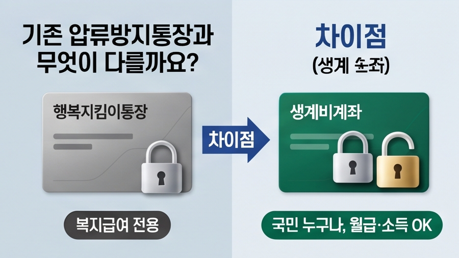 2026 생계비계좌로 월 250만원 지키는 방법! (자격조건, 개설은행, 한도, 신청방법 등)