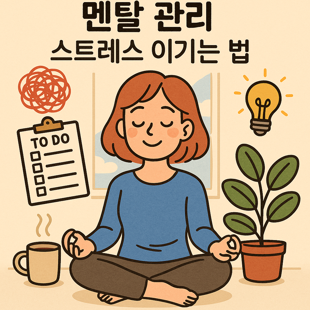 멘탈관리해서 스트레스를 줄이기