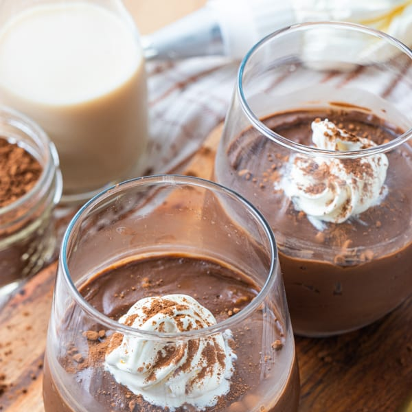 초콜릿 우유푸딩