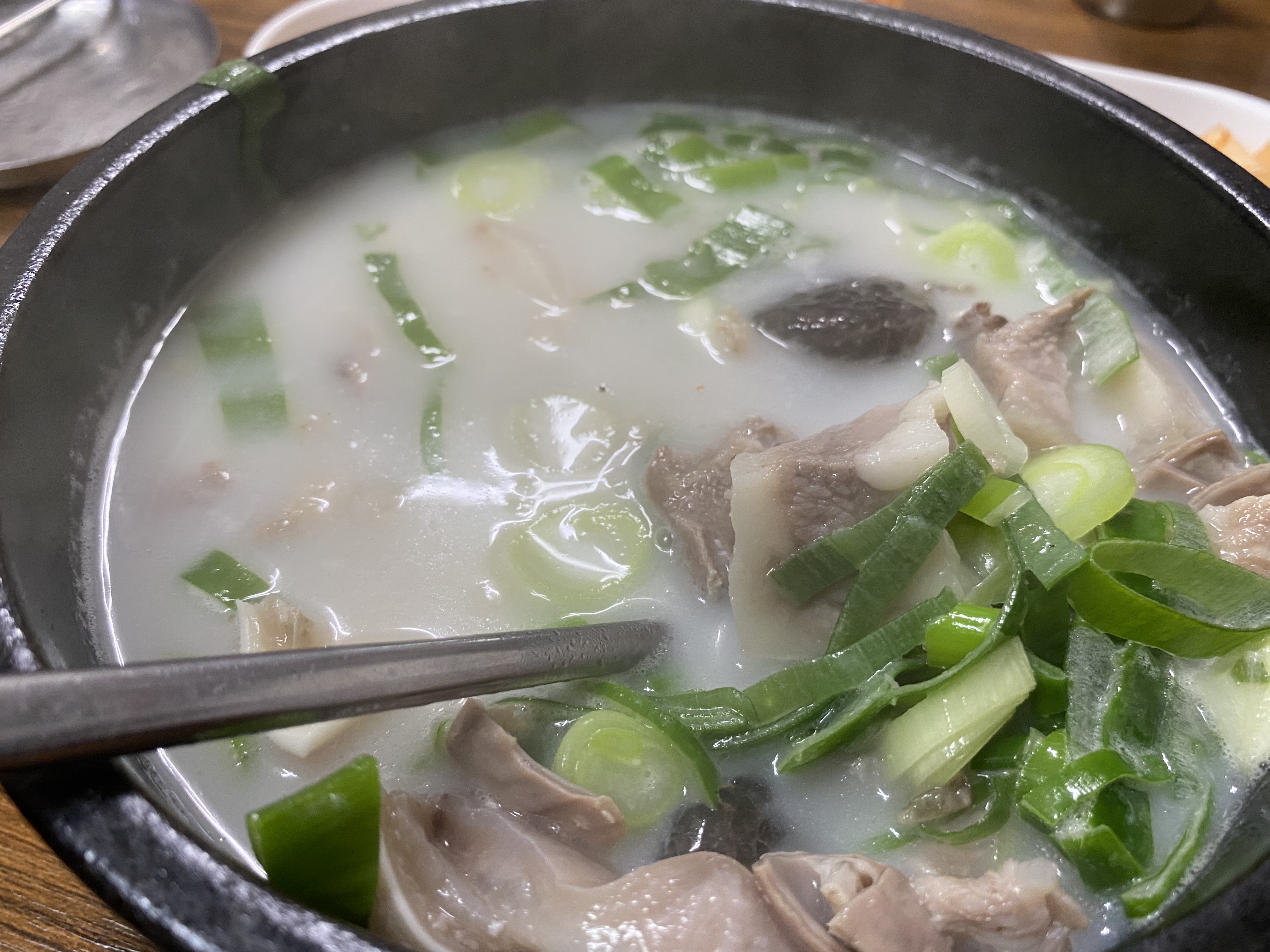 순대국 근접사진