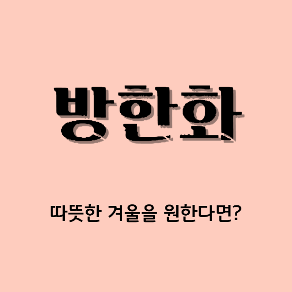 방한화
