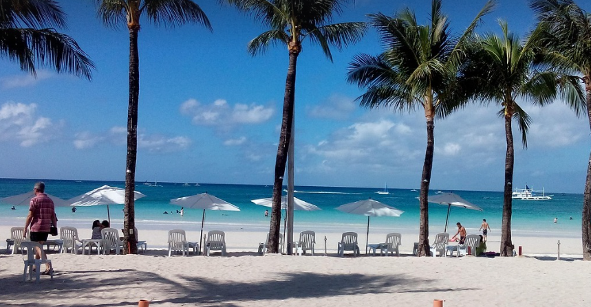 보라카이 해변 사진