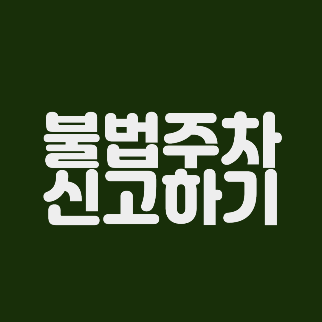 ๋ถ๋ฒ์ฃผ์ฐจ ์ ๊ณ ํ๊ธฐ