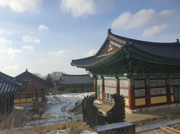 산신각에서 바라본모습