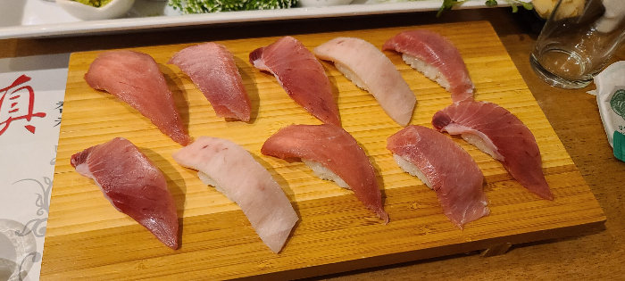 참치초밥 저녁식사