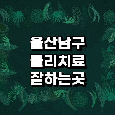 울산 남구 정형외과