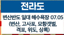 2024 전국 해수욕장 개장일 정리와 특징 - 전라도