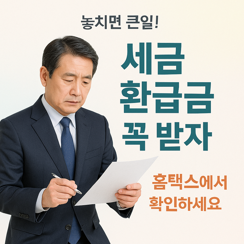 [2편] 몰라서 못받는 국세청 세금 환급금 총정리