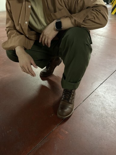 데일리 룩(오뭘입)_AOTT 셔츠, 제멋 칠부반팔티, 프리즘웍스 카고바지, 레드윙 아이언레인저, 리바이스 벨트, 꿀조합코디, OOTD