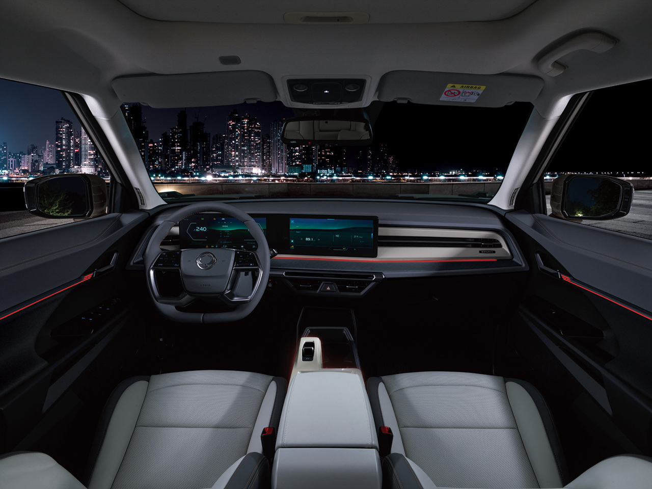 토레스 evx 내부디자인